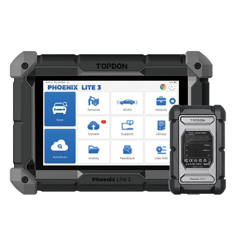 2026 TOPDON Phoenix Lite 3 WiFi Wireless Lifetime Free Vehicle Database Update