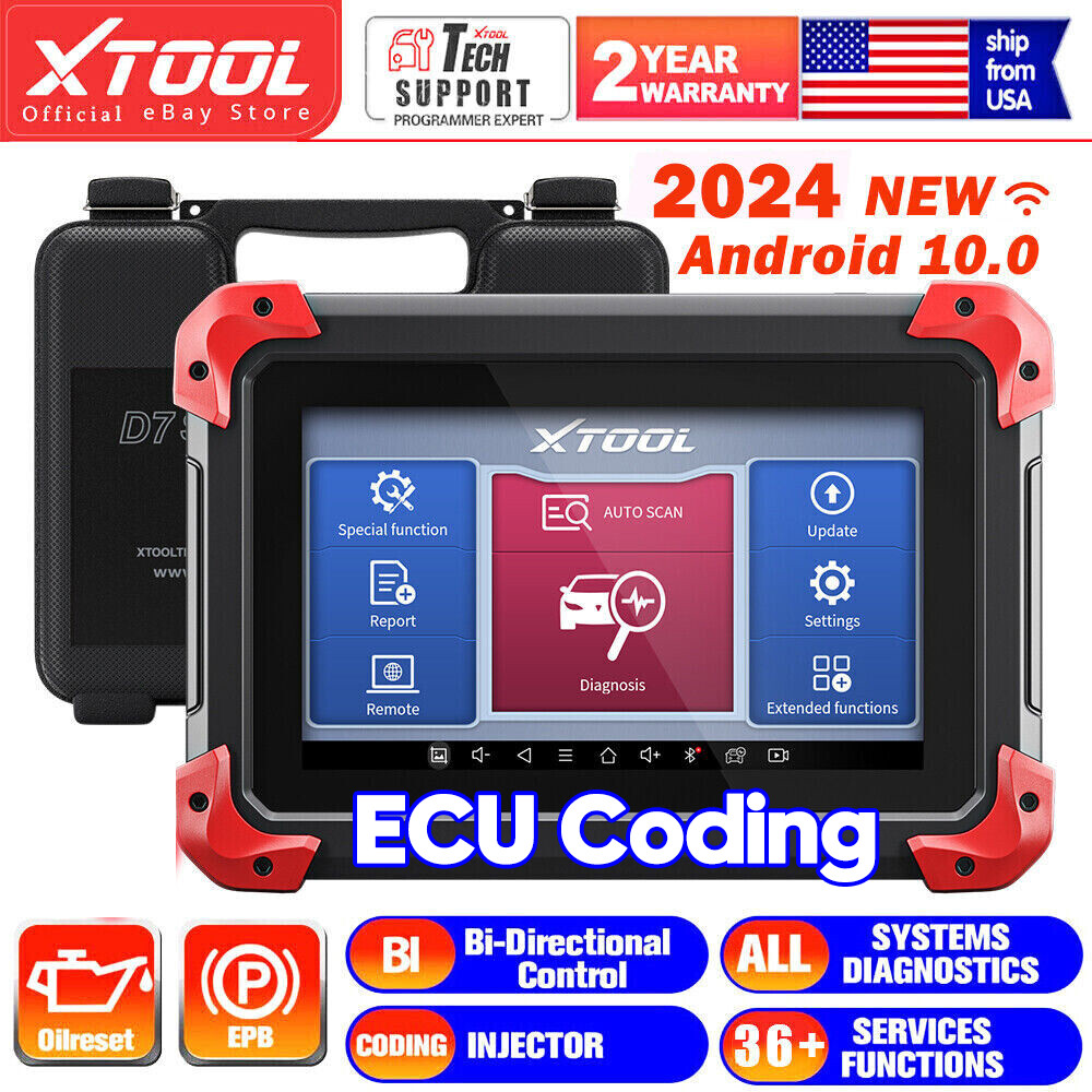 XTOOL D7 Bidirectional All System Car OBD2 Scanner Diagnostic Scan Tool 36+Reset