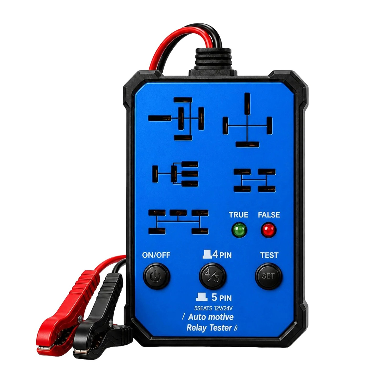 New Automotive Electronic Relay Car Relay Tester Universal 12V-24V LED Indicator