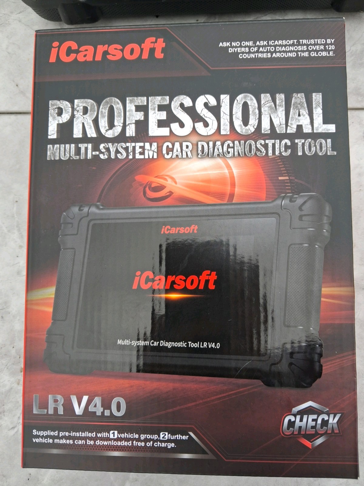 ICarsoft LR V4.0 Land Rover & Jaguar + FORD & VAUXHALL added extra. Used Once .