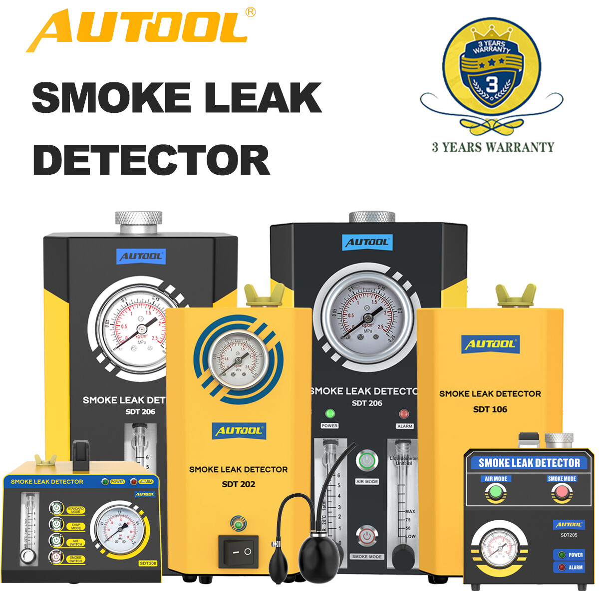Car EVAP Smoke Machine Leak Detector Fuel Pipe Vaccum Tester Diagnostic Detector