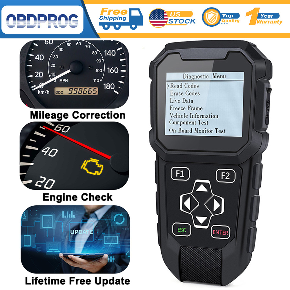 MT401 OBD2 Scanner Odometer Correction Mileage Adjustment Car Diagnostic Tool