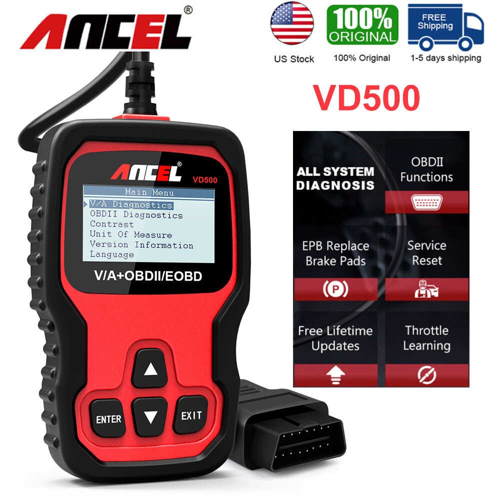 Automotive All System Code Reader OBD2 EOBD Scanner Diagnostic Tool Fit For Audi
