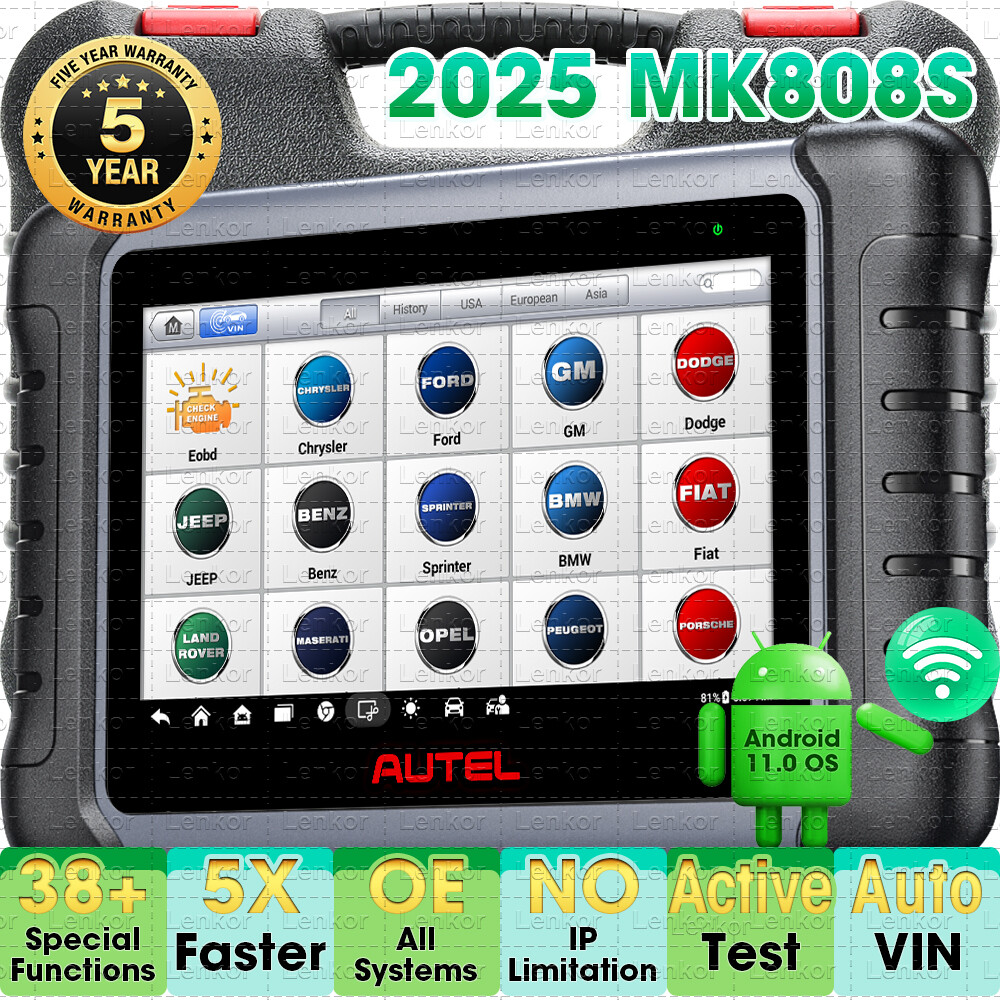 2025 Autel MaxiCOM MK808S PRO MX808S Bidirectional Car Diagnostic Scanner Tool