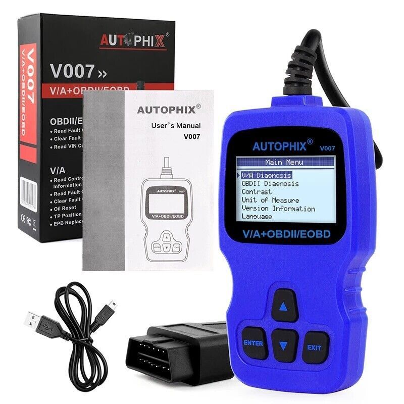 OBD2 Car All Systems Diagnostic Scanner Tool Car EPB OIL TPS Reset Code Reader