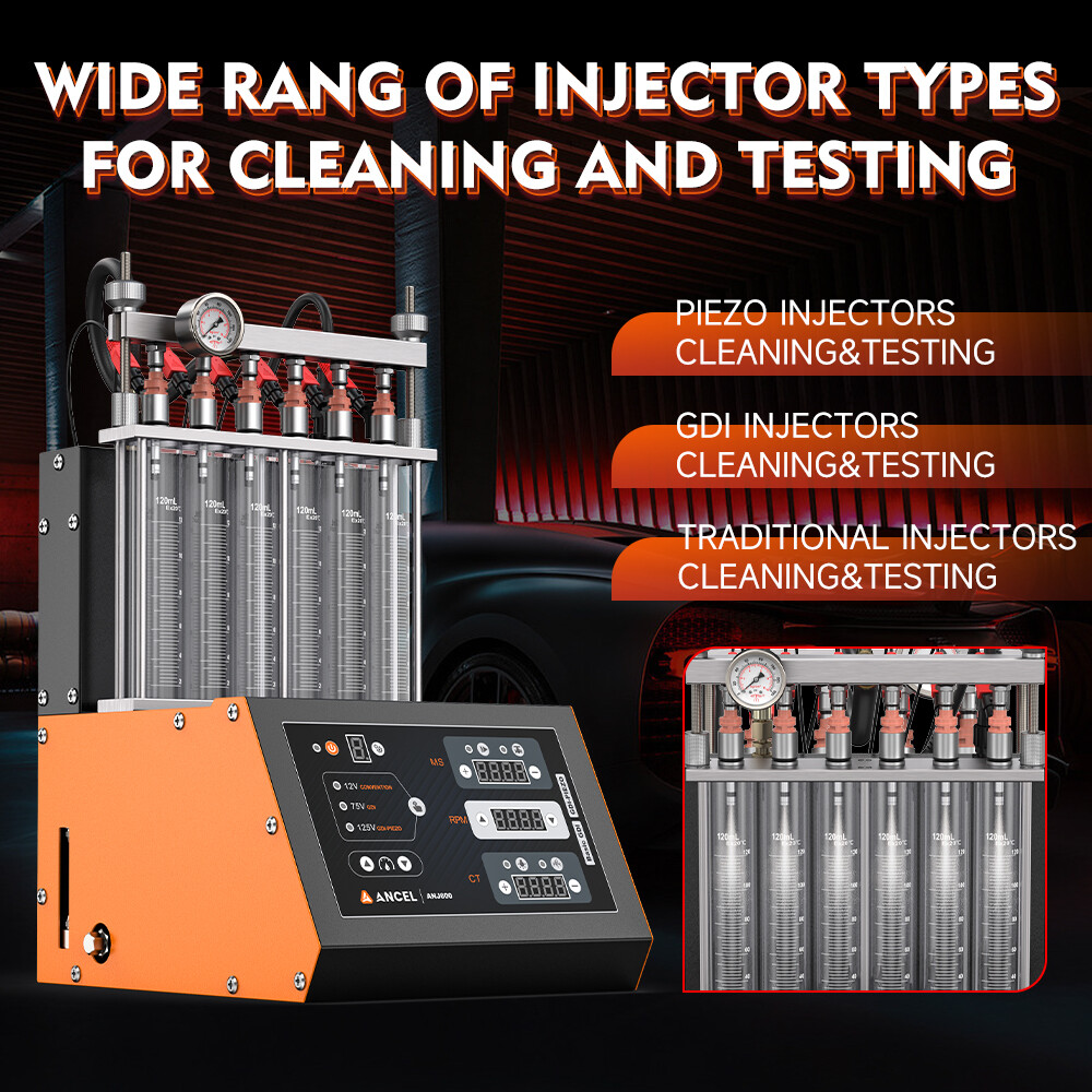 ANCEL ANJ600 Ultrasonic Fuel Injector Cleaner Tester GDI TSI Resistance Test