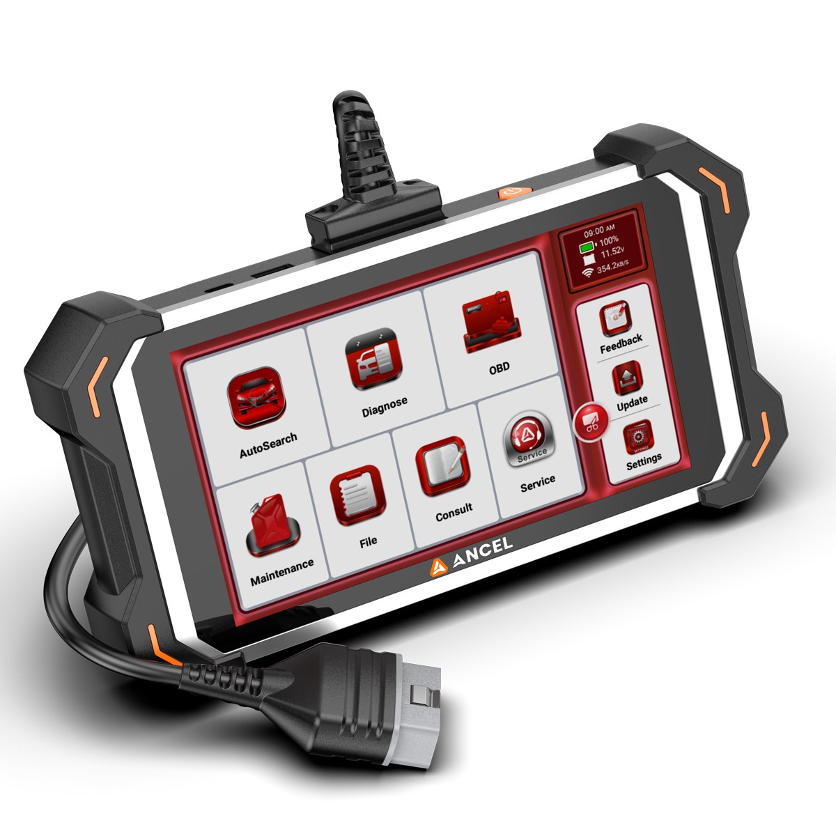 ANCEL DS600 Elite Scanner Bi-directional All System Diagnostic Tool ECU Coding