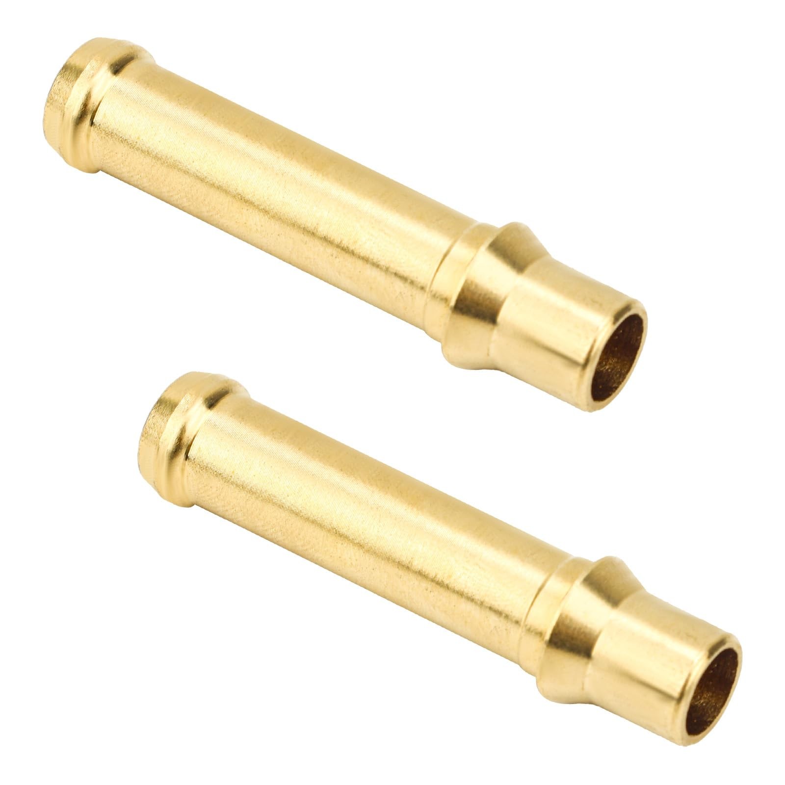 2pcs 397 Transmission Line Fitting Brass 1.97 inches x 0.39 inches, Gold
