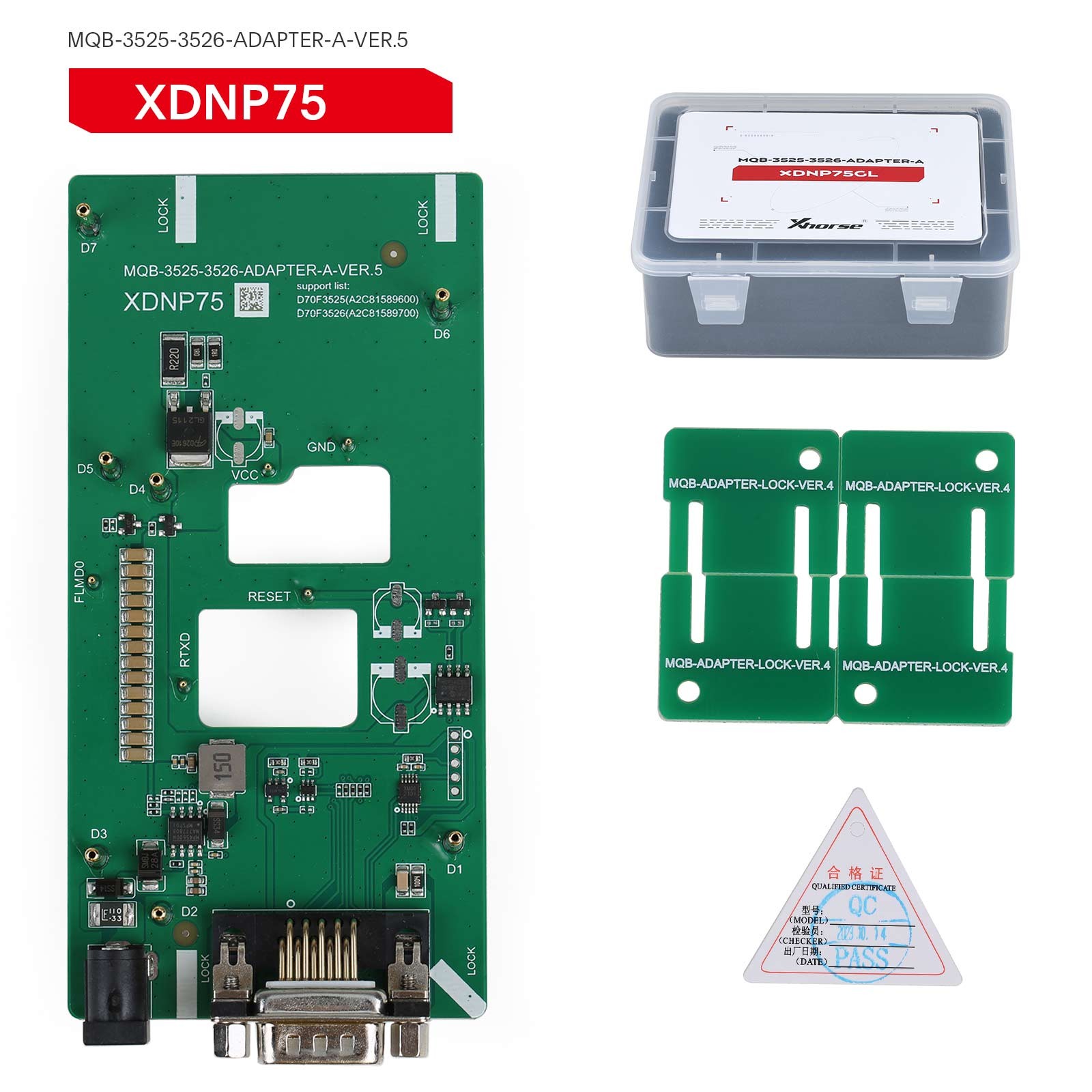 Xhorse MULTI-PROG Pro-level Programmer Clone E-CU TCU & 13pcs MQB48 Adapters Set