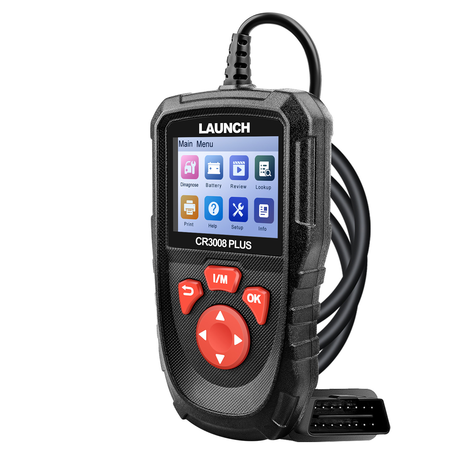 LAUNCH CR3008 + OBD2 Scanner Code Reader Check Engine Fault Car Diagnostic Tool