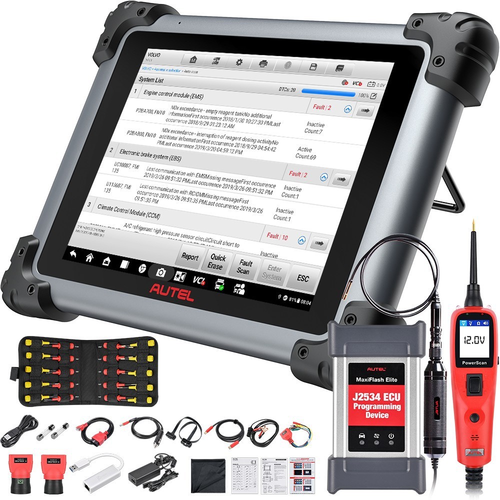 Autel MaxiSys MS908CV II 2026 Heavy Duty Truck Scanner Diesel Diagnostic Tool