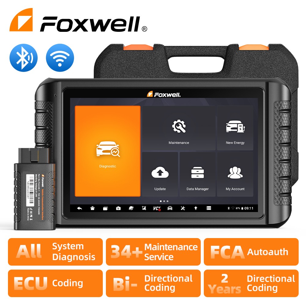 Bidirectional ECU Coding OBD2 Scanner Full System Car Diagnostic Tool OIL ABS HD