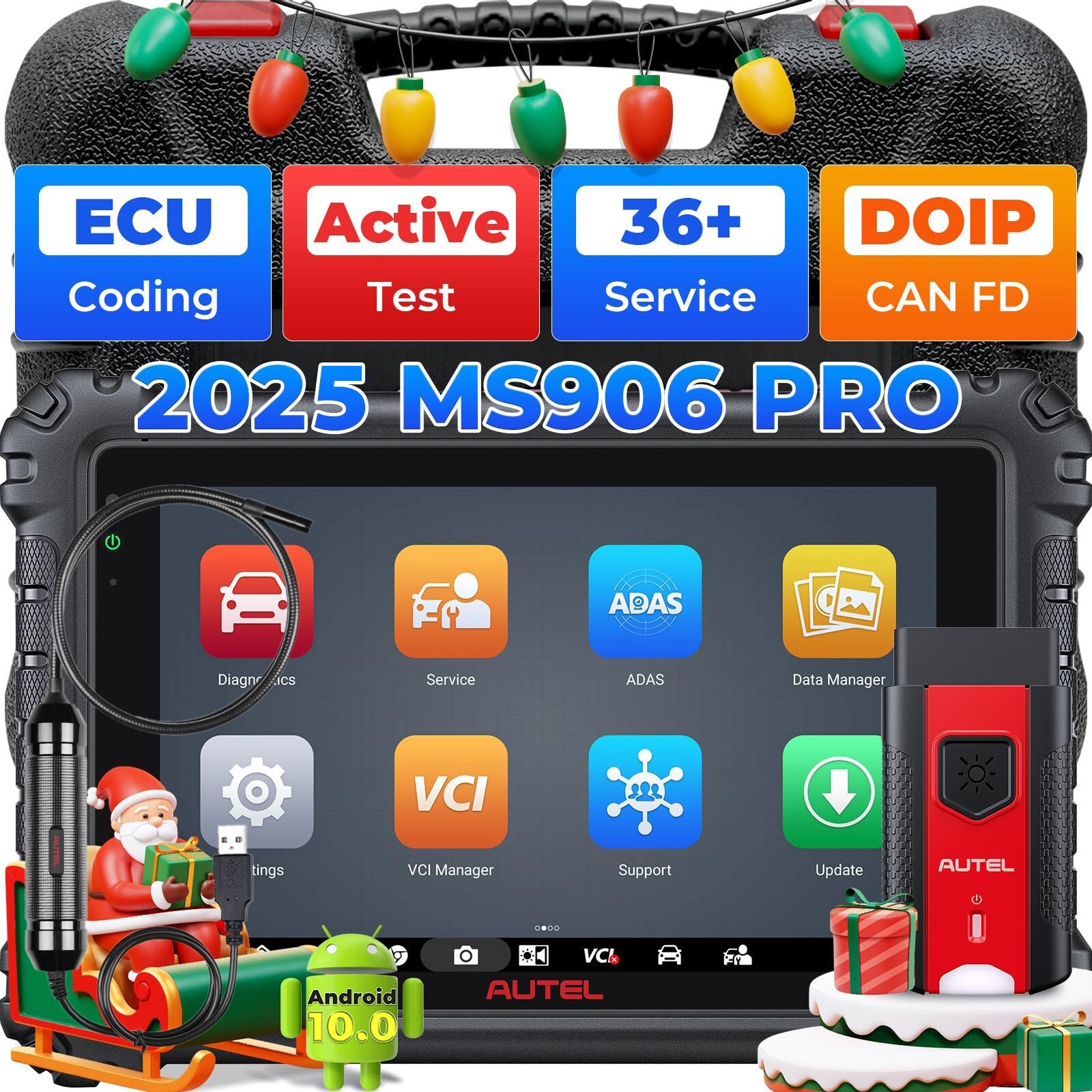 2025 Autel MaxiSYS MS906 Pro Full System Diagnostics Scanner same as MK906 PRO