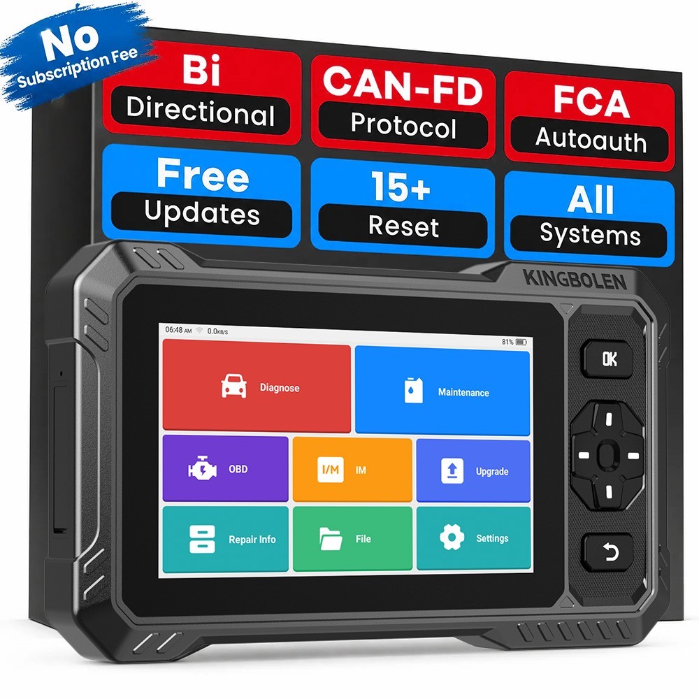 KINGBOLEN S6 Elite Car Diagnostic Scanner Bi-directional Tool All System Reader