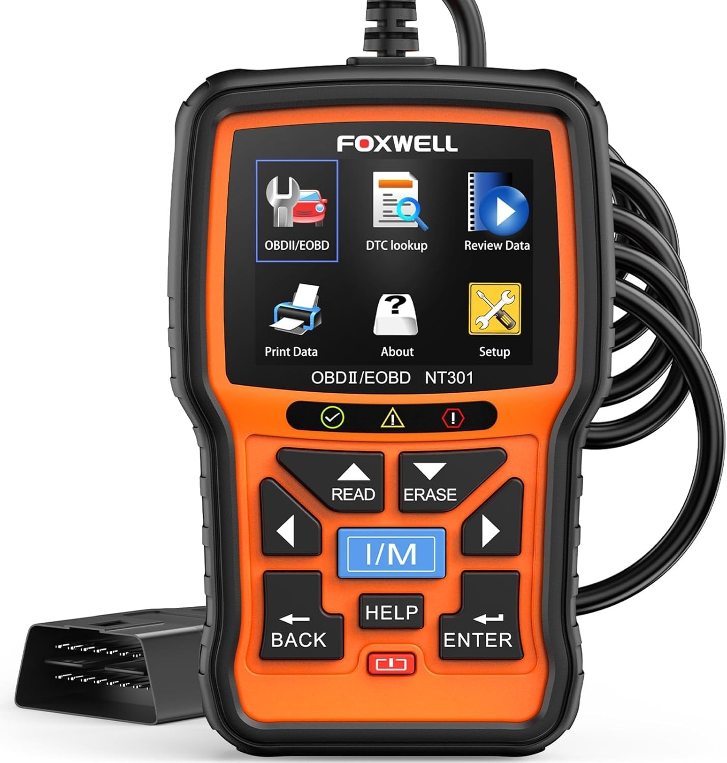 NT301 Scanner Live Data Professional Mechanic OBDII Diagnostic Code Reader To…