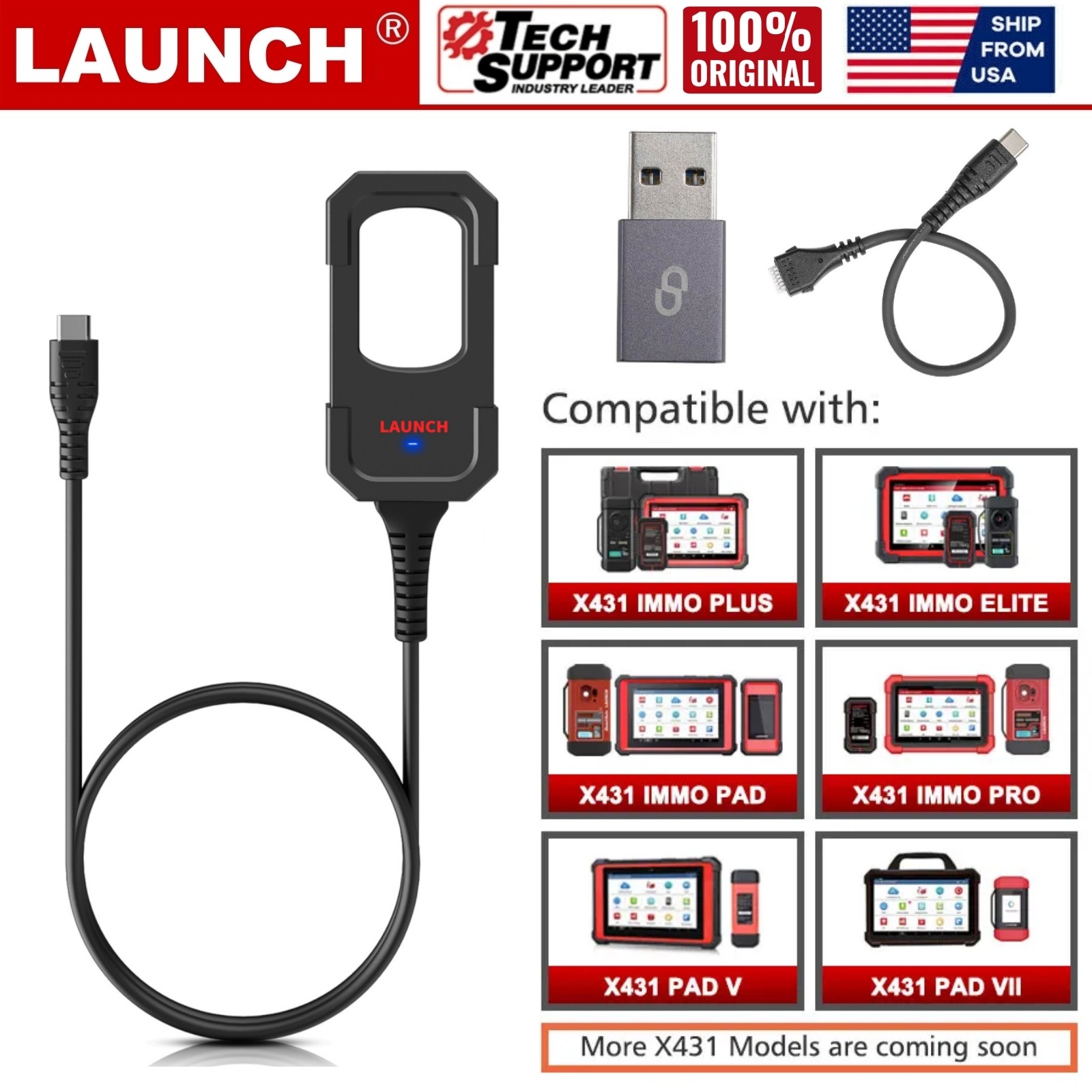 LAUNCH X431 IMMO Programmer Remote/Chip Generation Work For IMMO ELITE/IMMO PLUS