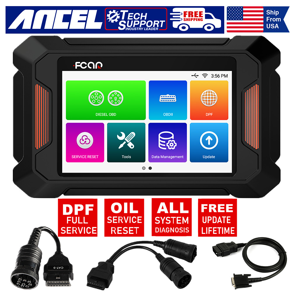 Heavy Truck Scanner Diesel DPF Regen Tool for Hino Volvo Isuzu Fuso Maxxforce