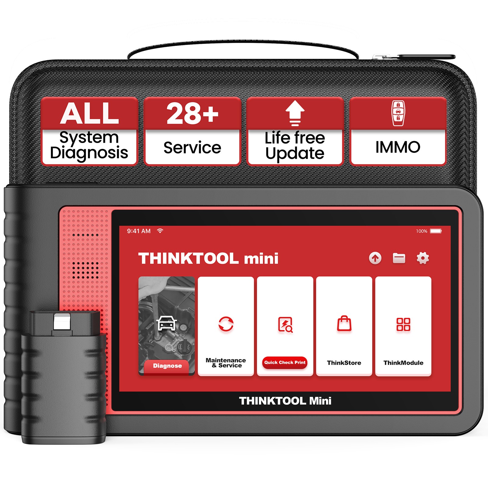 THINKCAR ThinkTool Mini OBD2 Scanner Bi-directional Tool All System Diagnostic