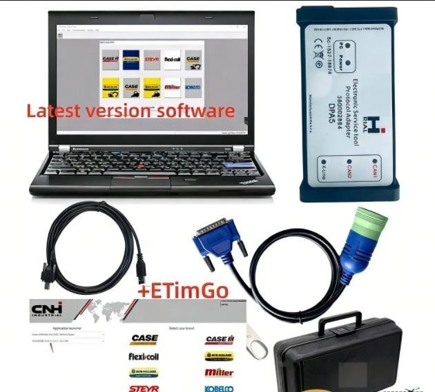 ETimGo+V9.14 CNH DPA5 Diagnostic Kit CNH EST New Holland Electronic Service Tool