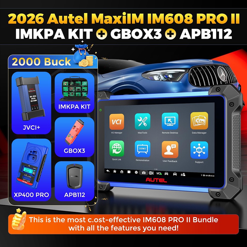 2026 Autel MaxiIM IM608 PRO II IMMO Key Programming Diagnostic Scanner IM608S II