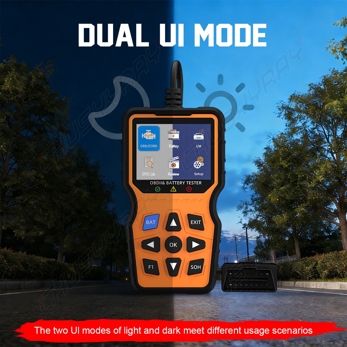 CHUSYYRAY OBD2 Scanner Code Reader Car Diagnostic Scan Tool Check Engine Fault
