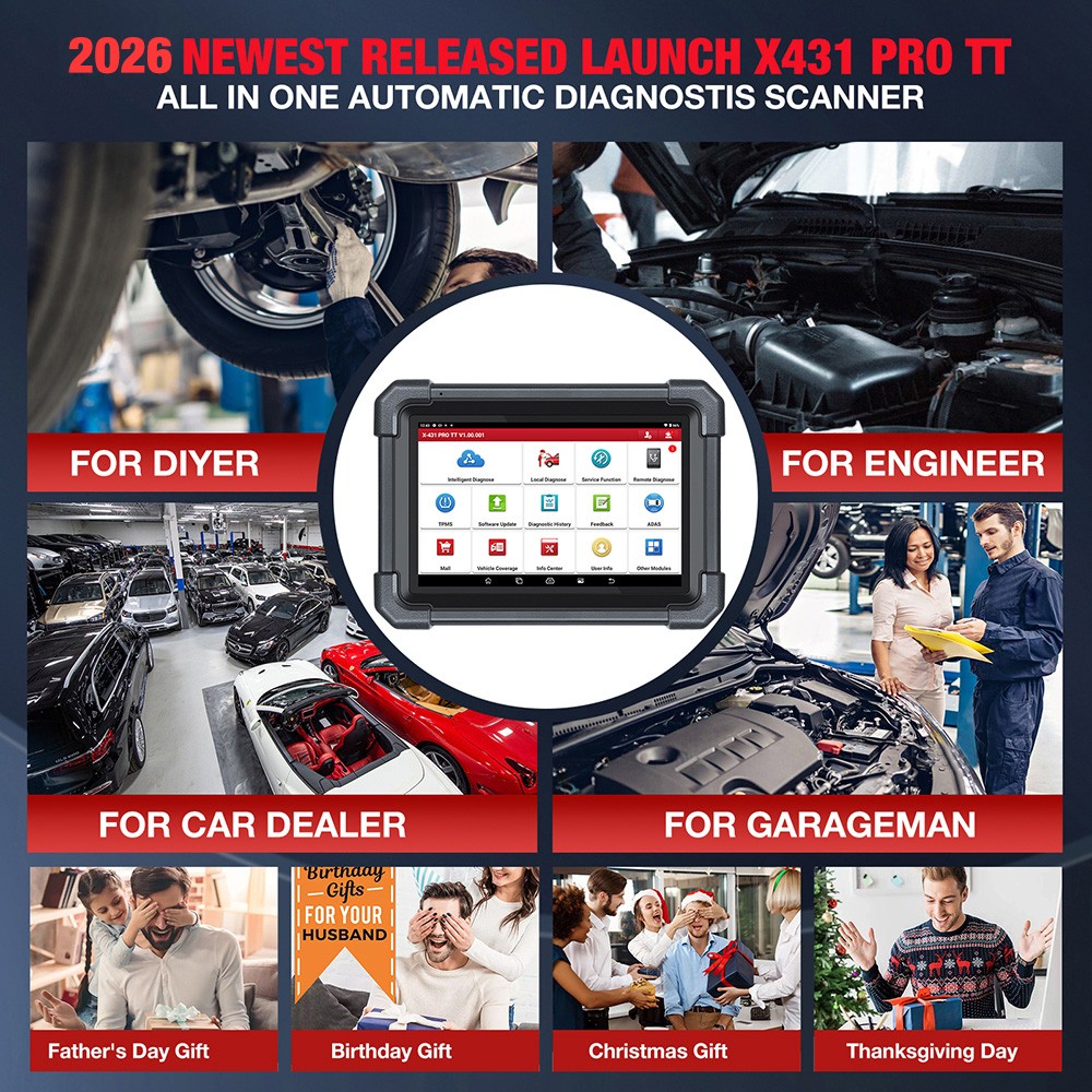 LAUNCH X431 PRO TT PROS V + OBD2 Scanner Car Diagnostic Tool ECU Key Coding ADAS