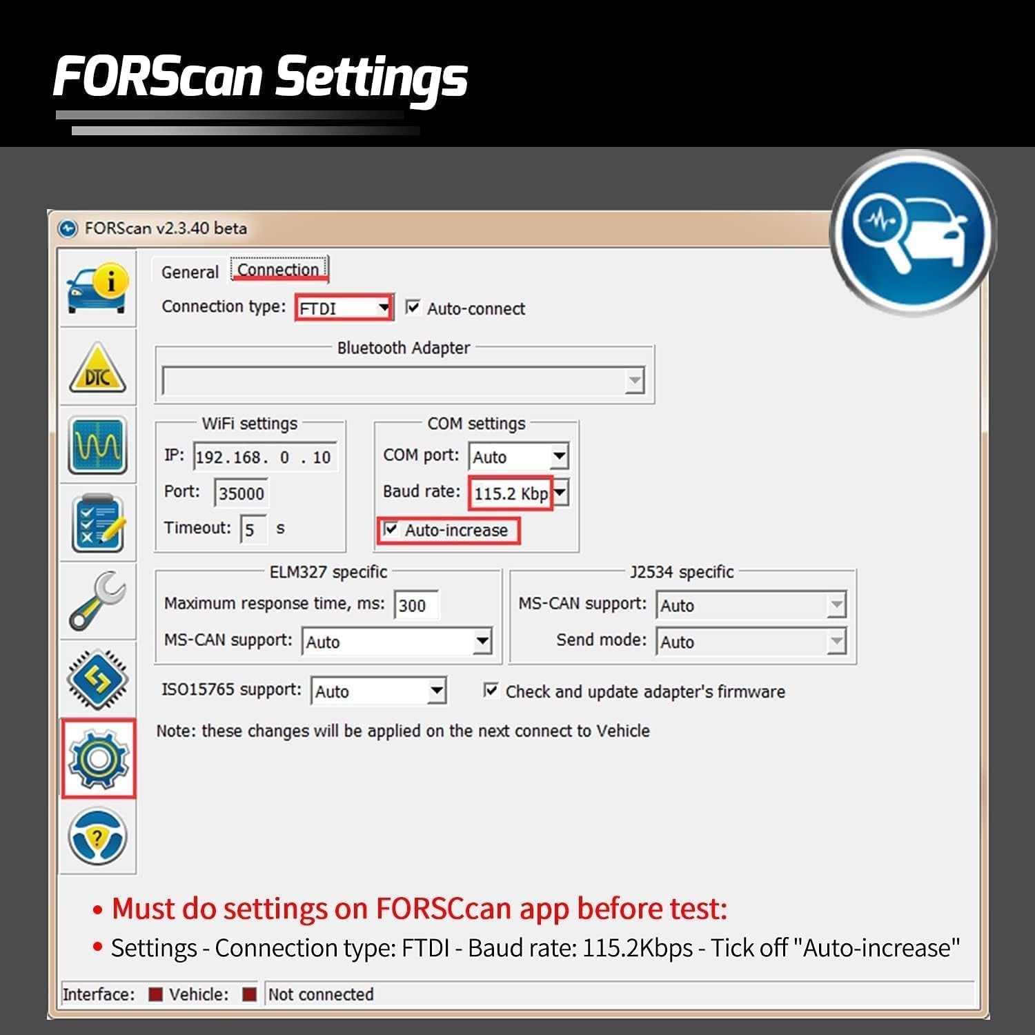 vLinker FS USB Adapter – Vehicle Diagnostic Tool