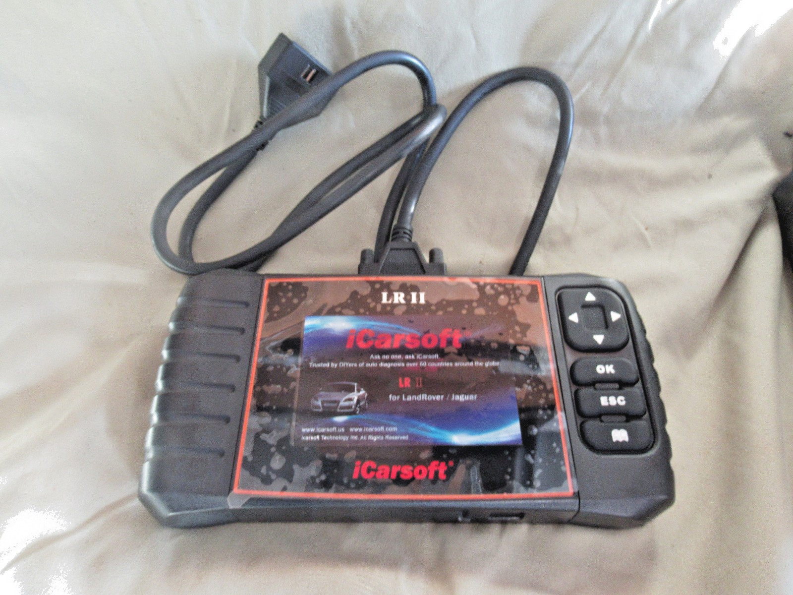 iCarsoft LR II Compatible for Landrover/Jaguar OBD Scanner Tool Black