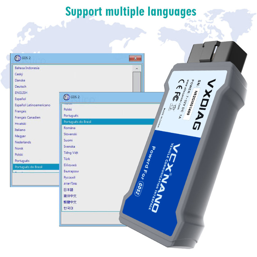 Hot VXDIAG VCX NANO for G-M/OPEL Diagnostic Tool Wifi Version USB Version