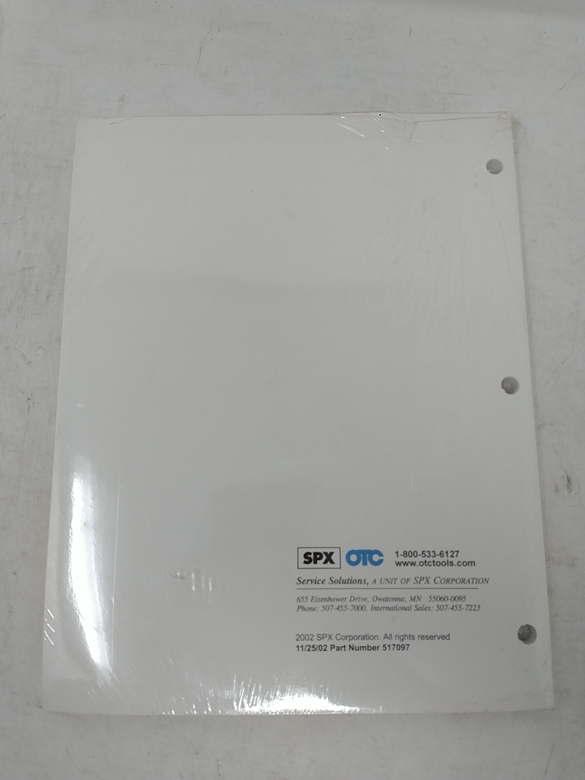 SPX OTC GENISYS NGIS ABS 2002 User Guide Diagnostic Scan Tool Manual 517097 NEW